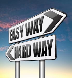 Easy Way or Hard Way