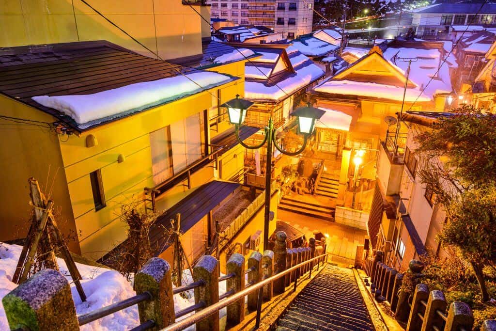 Shibu Onsen Town Stairs
