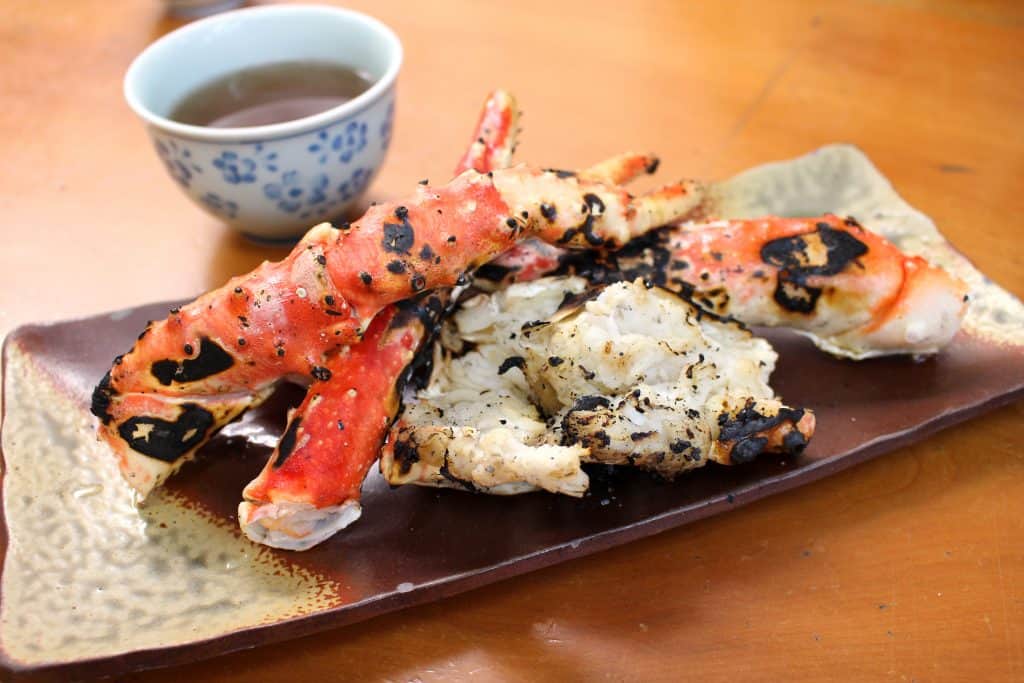 Japanese Food Grilled Crab