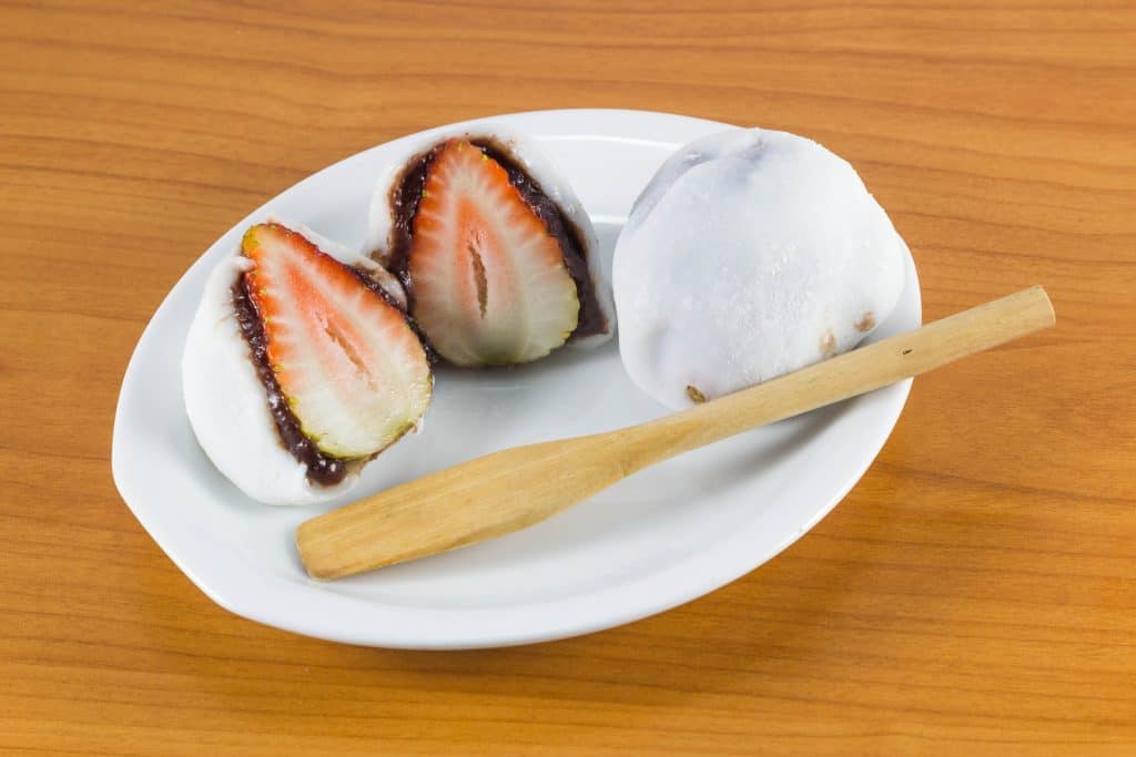 Japanese Food Ichigo Daifuku
