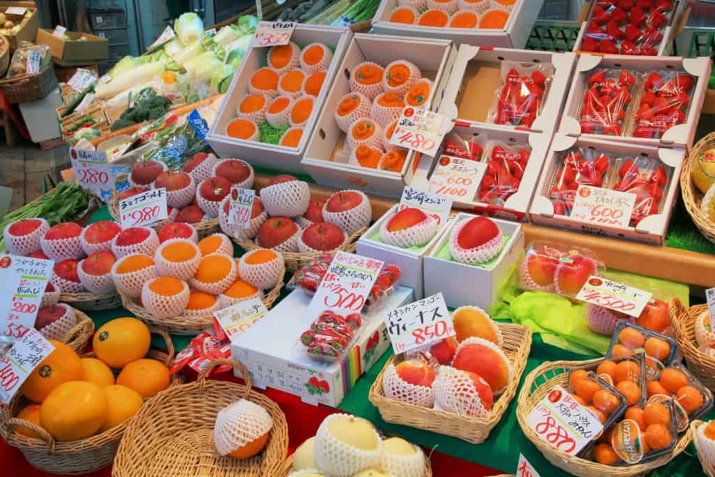 Japanese Fruit Vendor