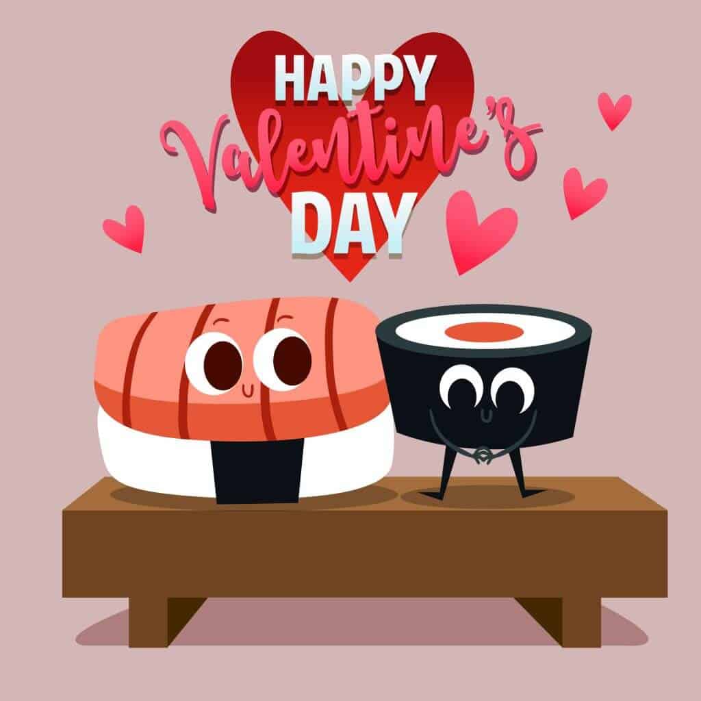 Valentine's Day and White Day in Japan - Sushi Love