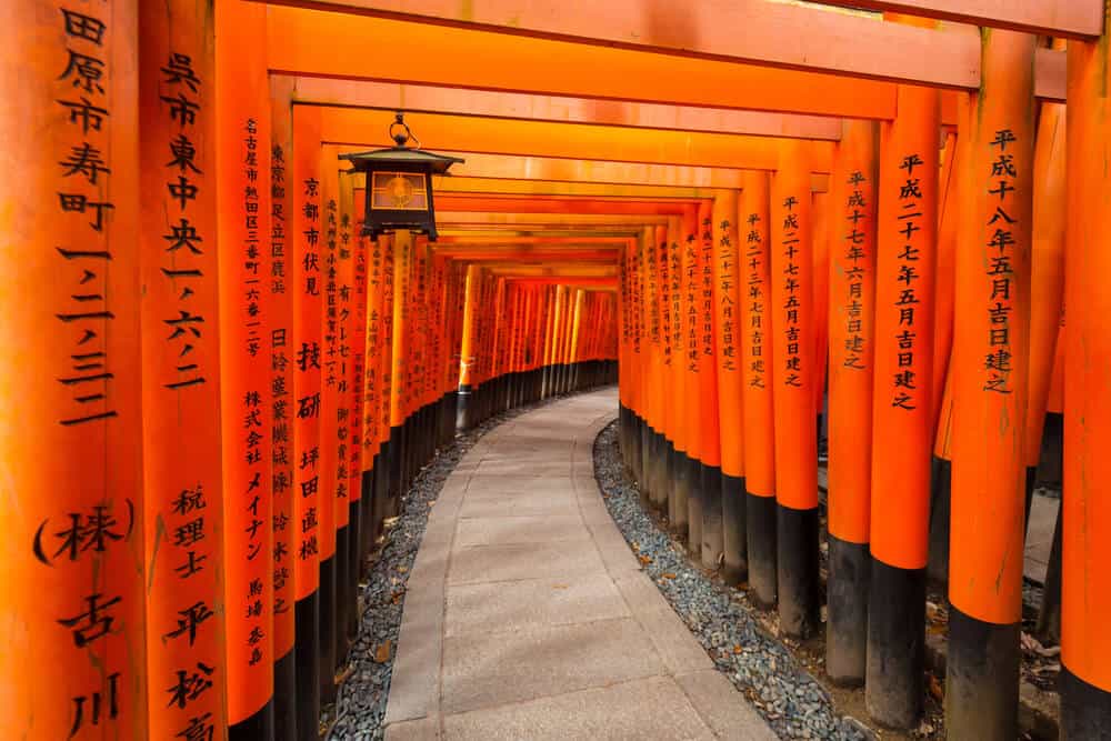 Fushimi Inari Shrine - Torii Gates Curve