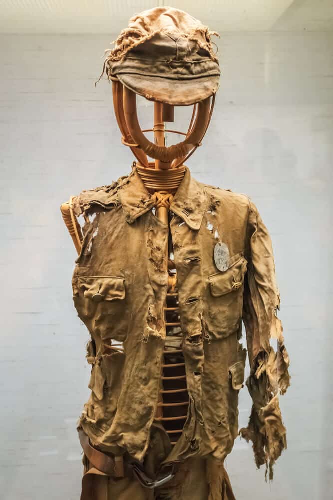 Hiroshima Peace Memorial Museum - Burnt Clothes