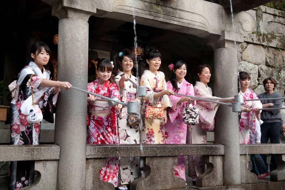 Kiyomizudera Temple - Otowa no Taki Water