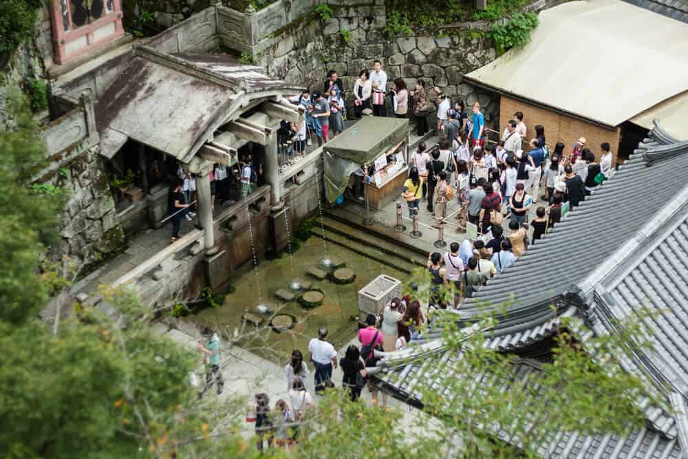 Kiyomizudera Temple - Otowa Waterfall Line