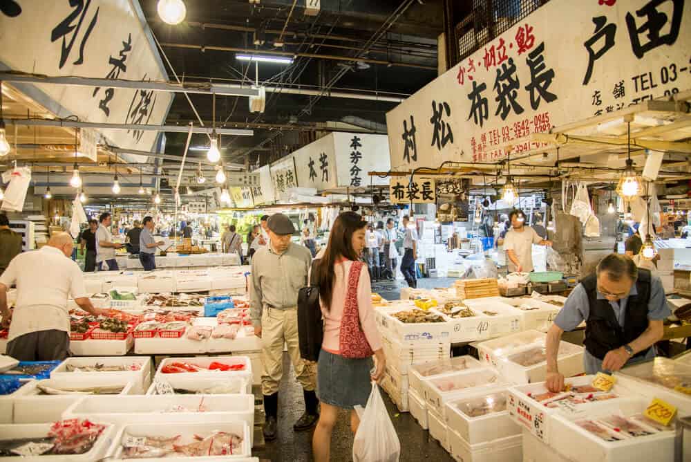 Tsukiji Fish Market - Market Walkways