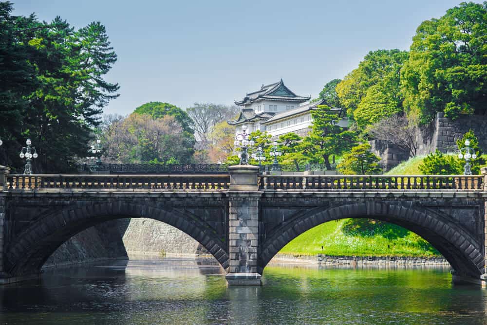 Imperial Palace Gardens Seimon Ishibashi Bridge