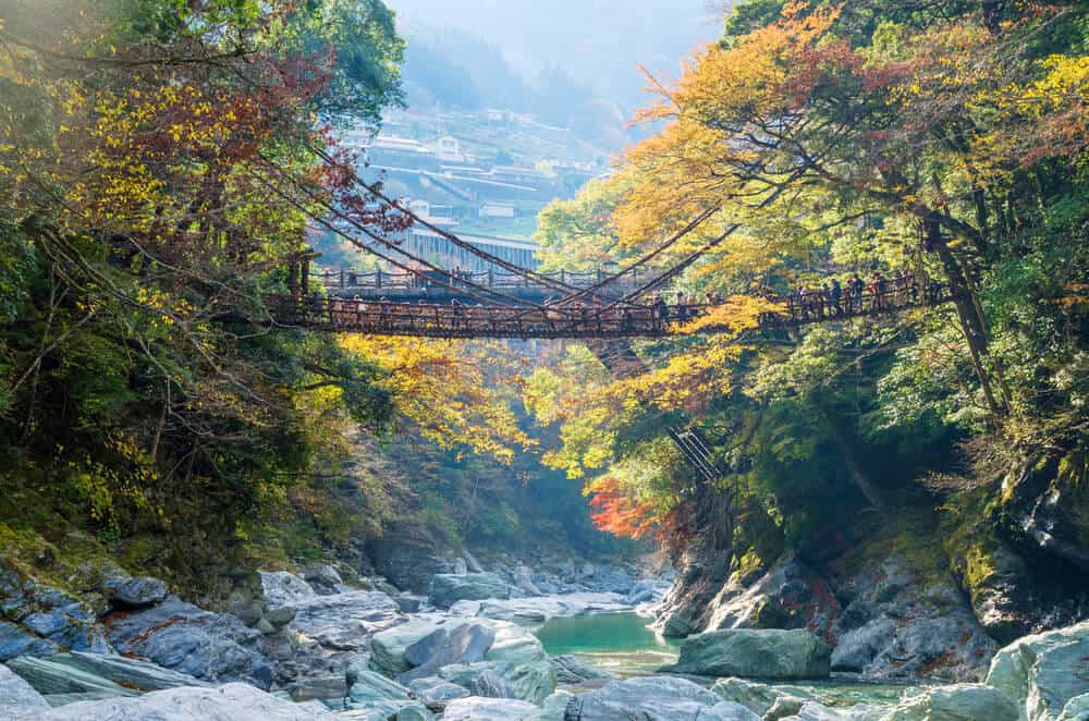Kazurabashi Rope Bridge - Tokushima