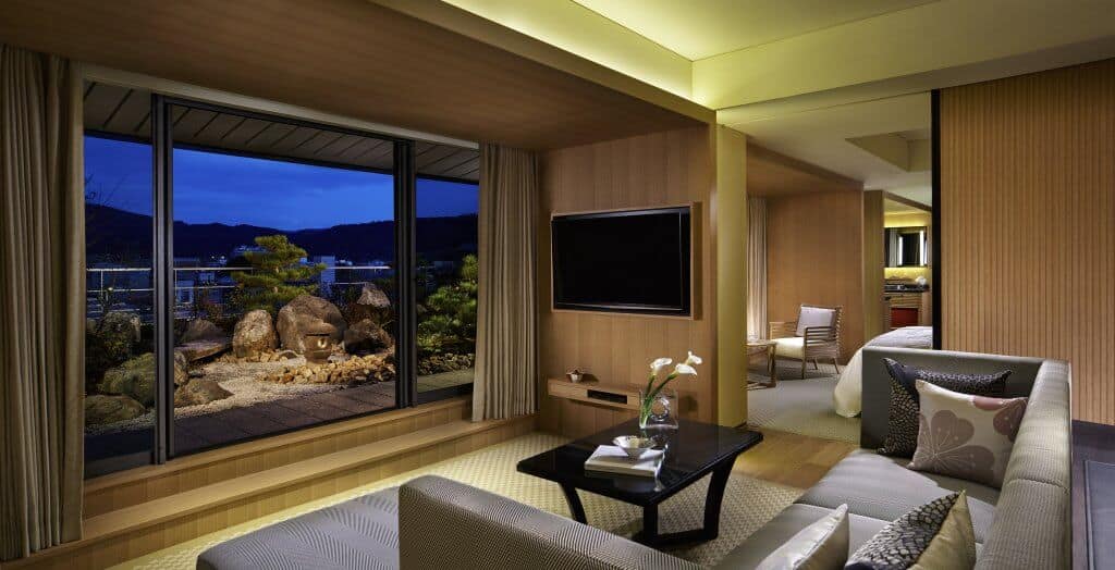 Ritz-Carlton Kyoto Garden Terrace Suite Living Room