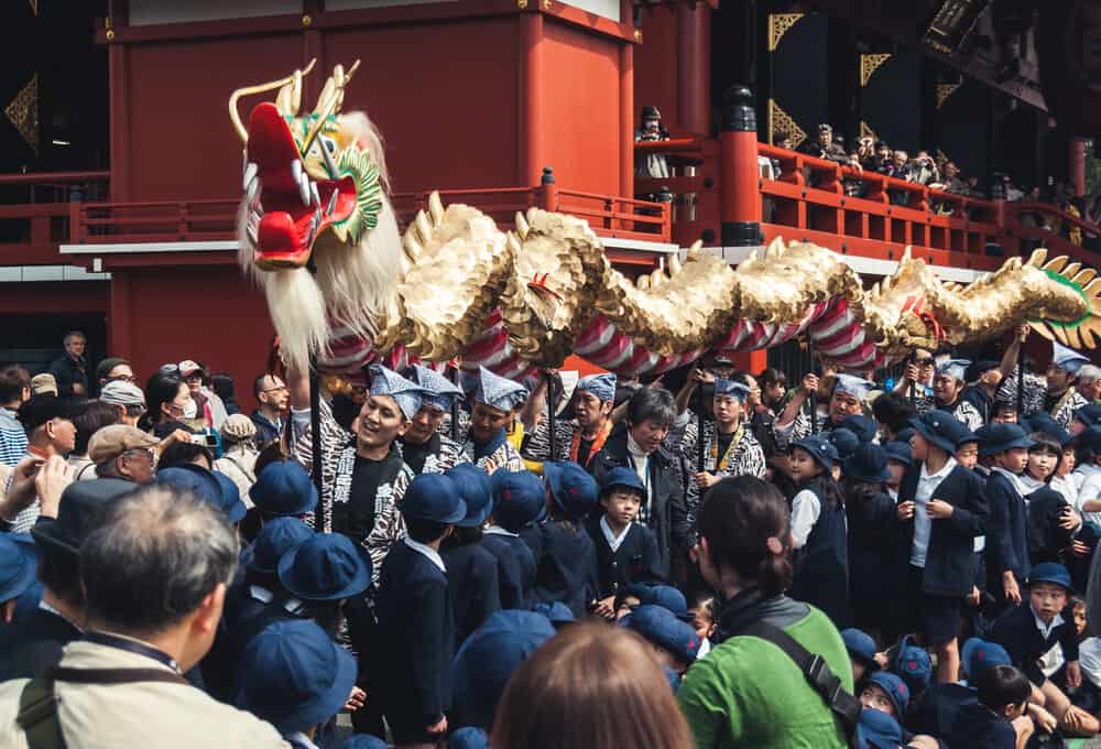 Sensoji Golden Dragon Dance