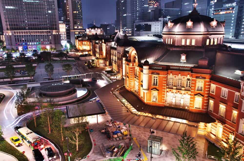 Skytree from Tokyo Station