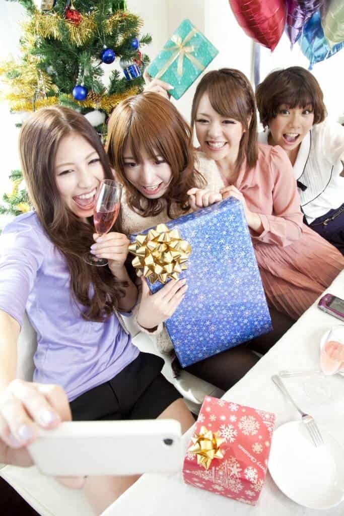 Christmas in Japan Girls Gift Giving