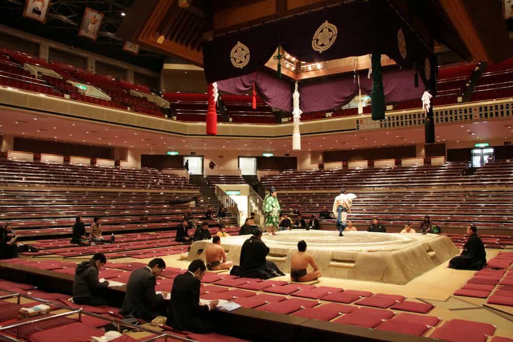 Sumo in Tokyo Box Seats