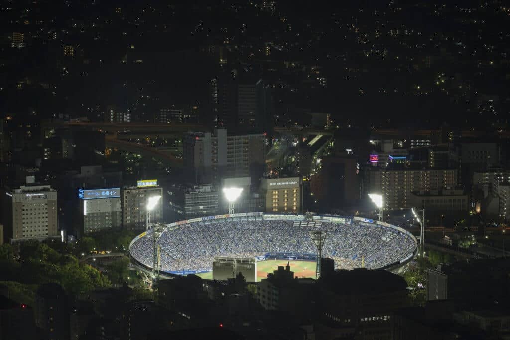 Tokyo Baseball Yokohama Stadium Aerial