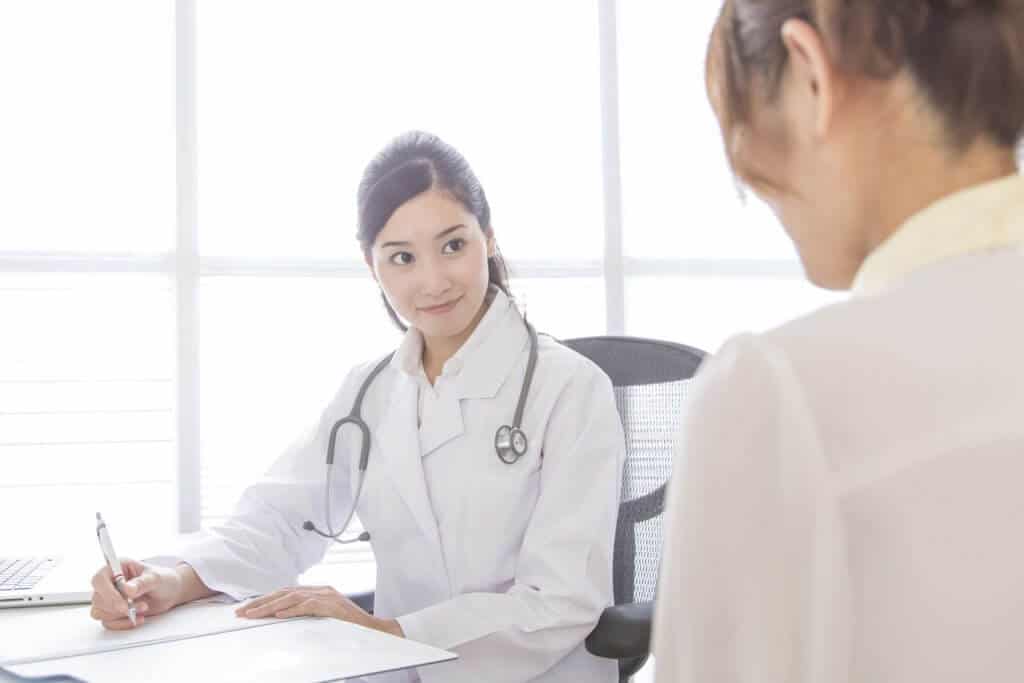 Going to the Doctor in Japan Female Doctor Consulting