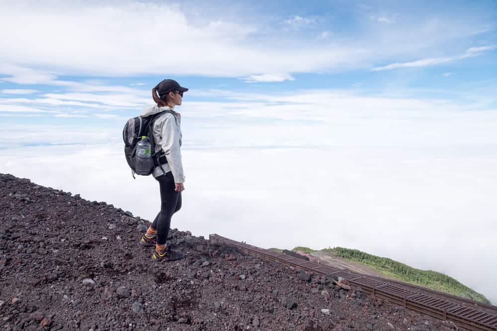 Mt. Fuji Hiker Be Prepared