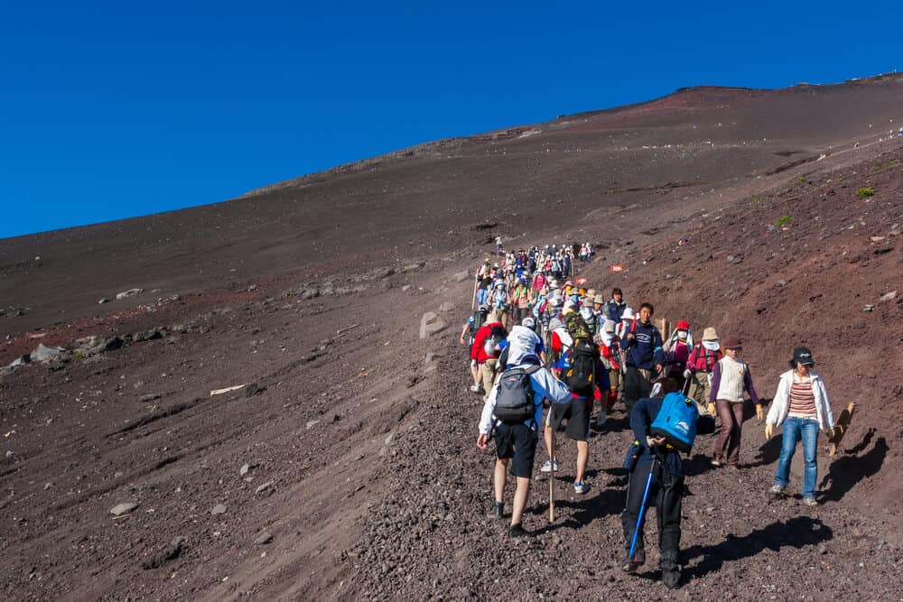 Mt. Fuji Hikers