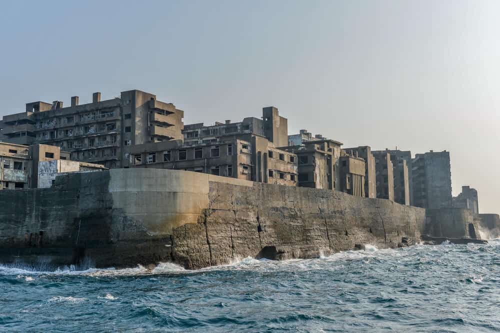Gunkanjima From Ocean
