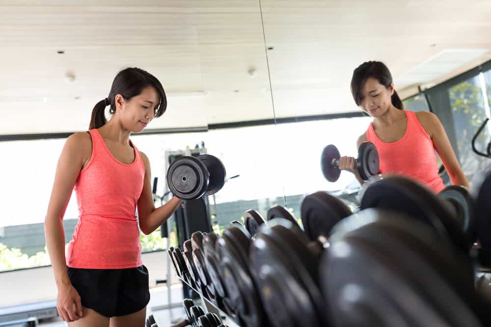 Working out in Japan Gym