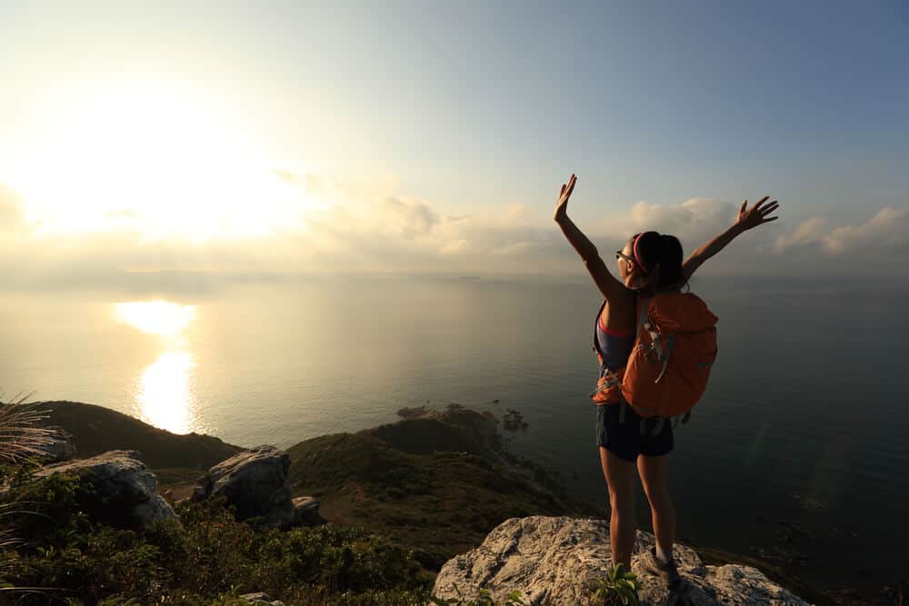 Working out in Japan Hiking