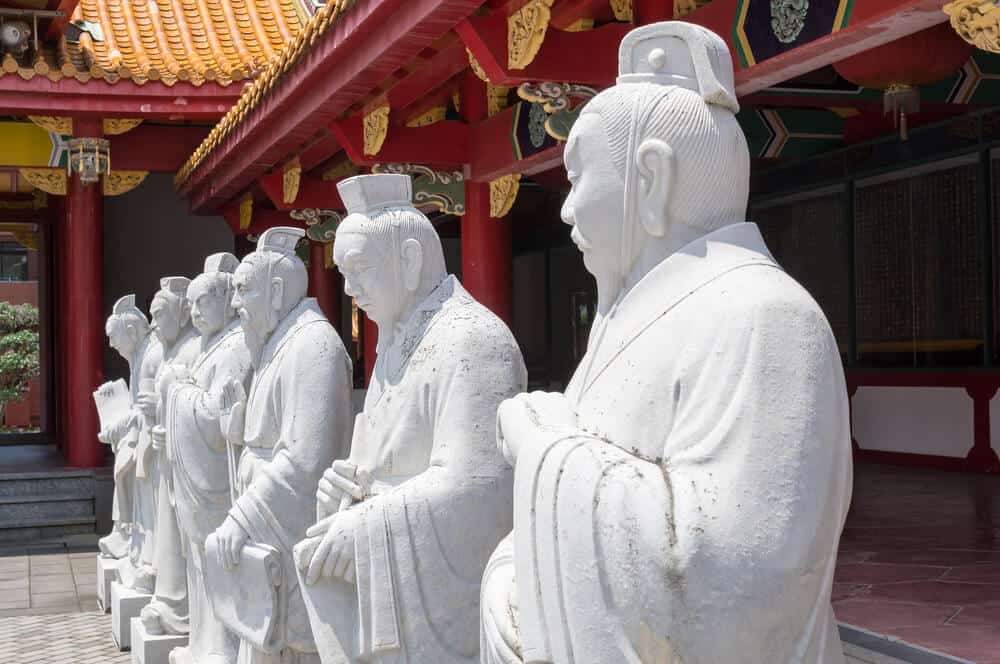 Confucius Shrine 72 Statues