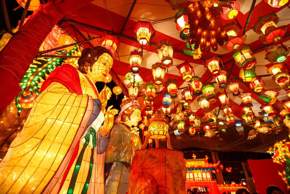 Nagasaki Lantern Festival Displays