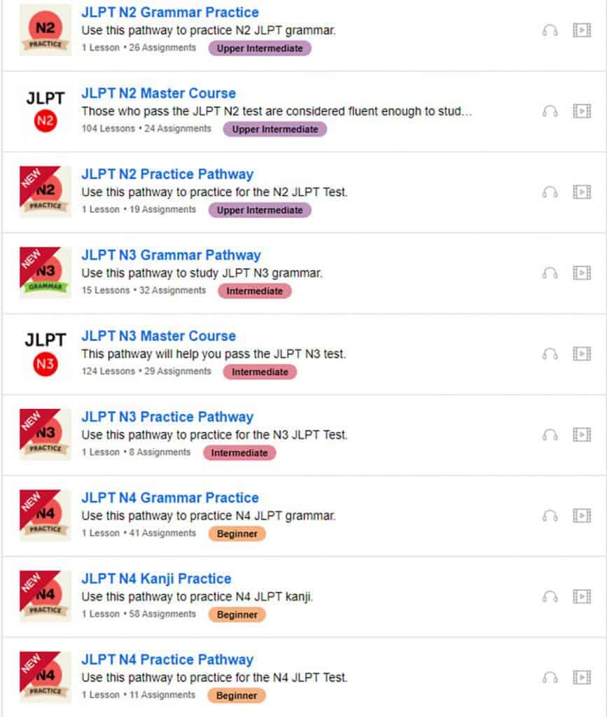Japanesepod101 JLPT Lessons